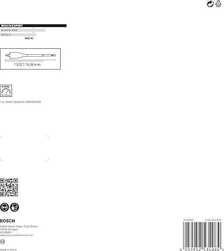 Miniatura 4 de Bosch 7X Expert - Juego de brocas de pala de velocidad de corte automático (para madera blanda, tablero de partículas, Ø 0.630-1.260 in,