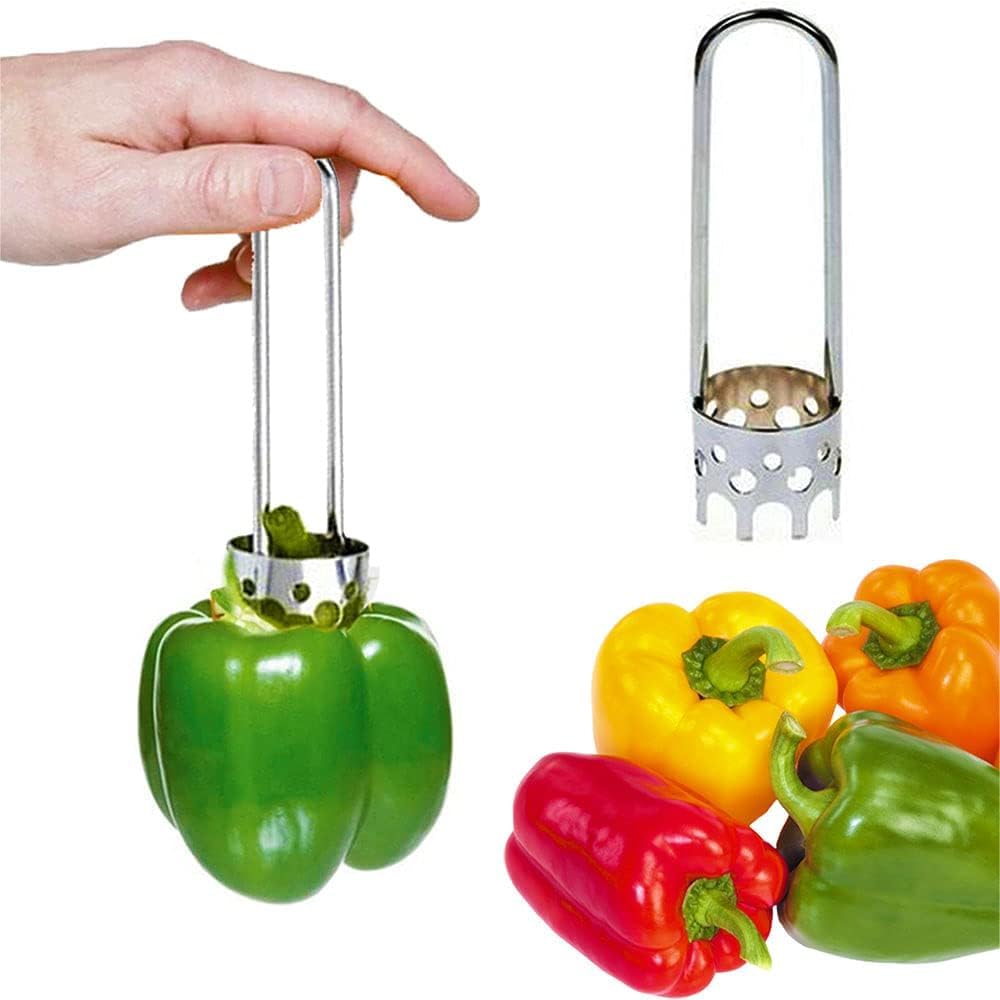 Pfefferentkerner Aus Edelstahl – Entferner Für Jalapeño-Kerne, 21,8 Cm Langes Küchenwerkzeug Zum Schnellen Ausstechen