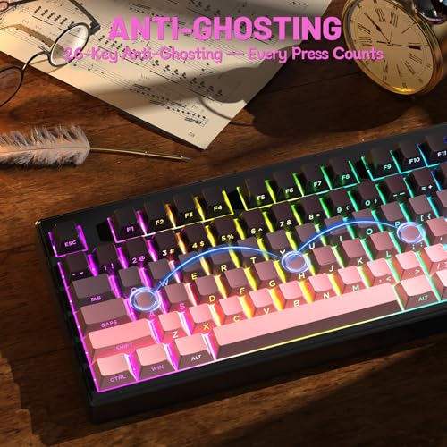 Teclado Gamer M87V2 con Conectividad Inalámbrica Bluetooth miniatura 4
