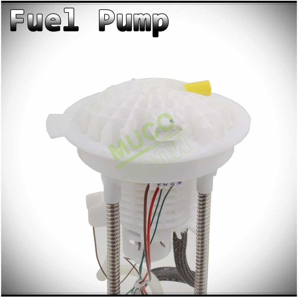 MUCO New 1pc Electric Intank Fuel Pump Module Assembly w/Level Sensor Sending Unit Fit Dodge Ram 04-07 1500 08 34 Gallon Tank 05-09 2500/3500 4.7L/5.7L V8 Gas Engine E7186M