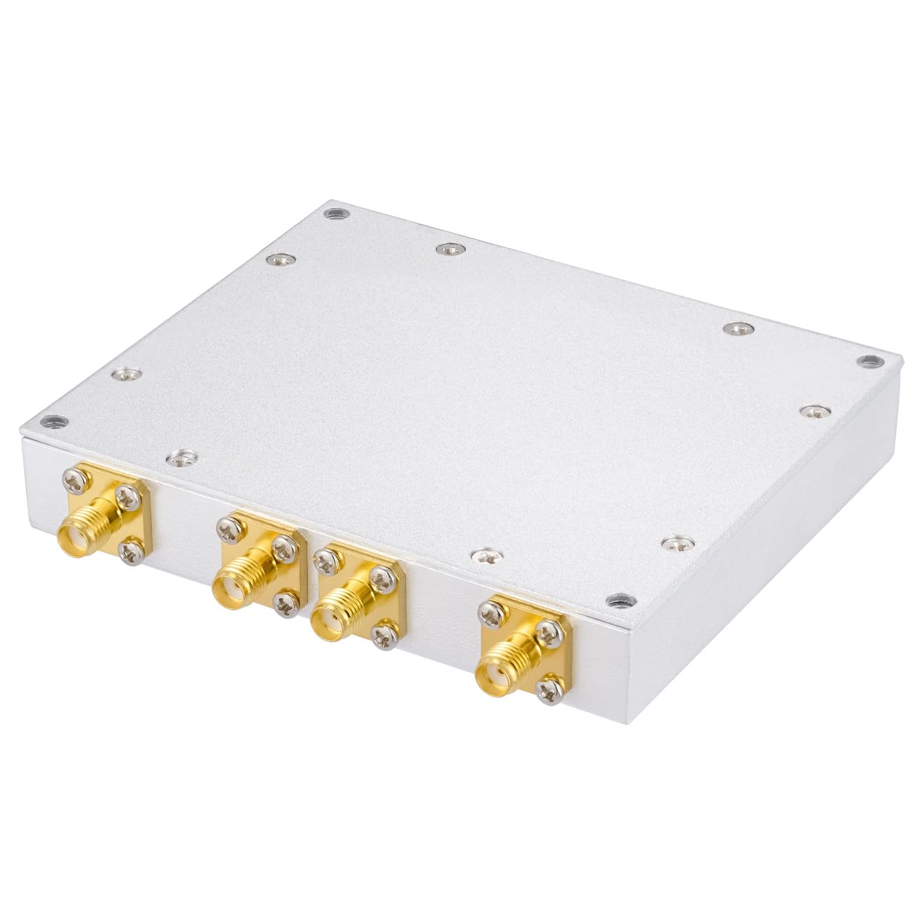 Conector SMA hembra de 4 vías, divisor de potencia de 50 ohmios, divisor de señal de 380 MHz-2500 MHz, divisor de señal de cable, 1 entrada y 4 salidas para cable de antena