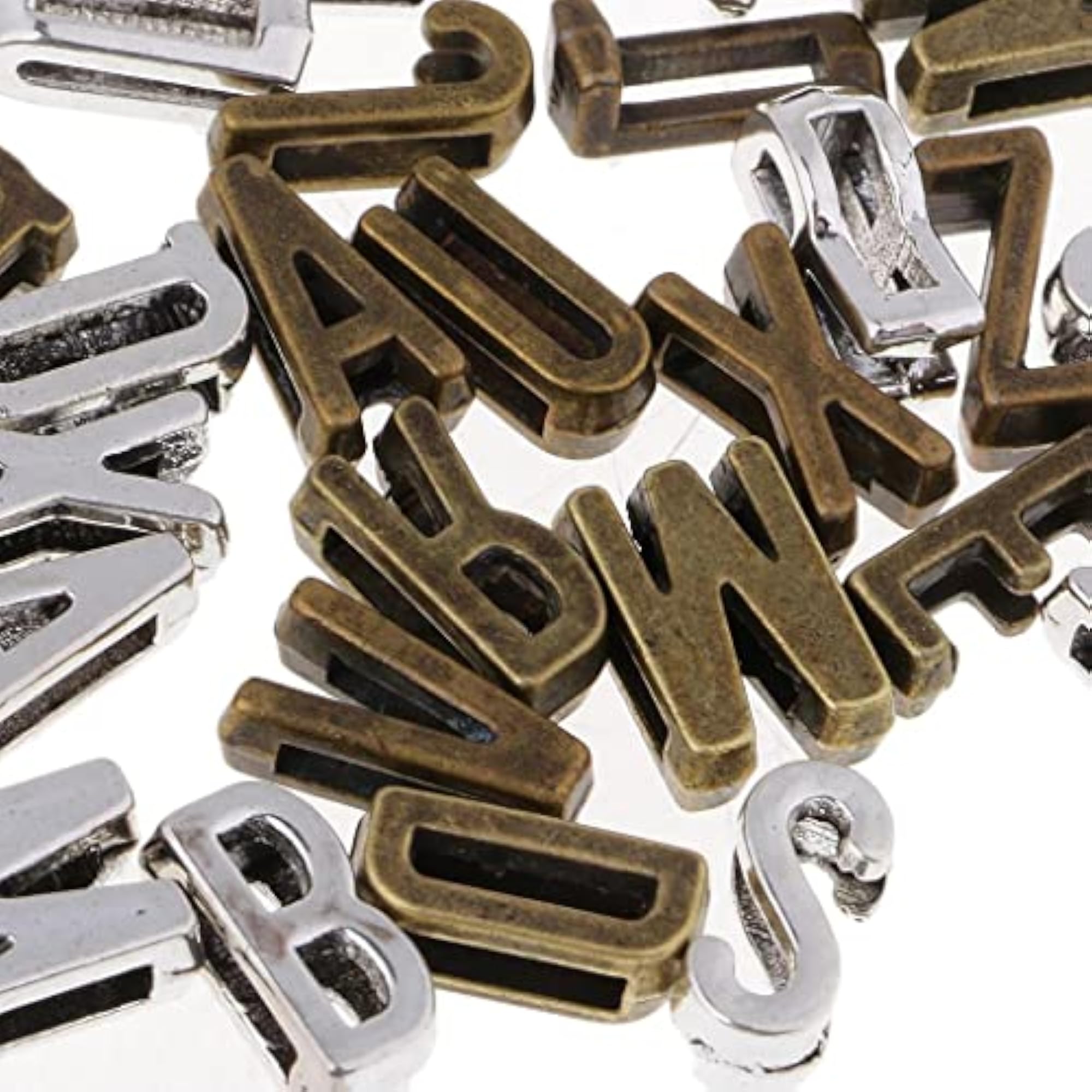 52 Pieces Alloy A-Z Alphabet Letters Charms