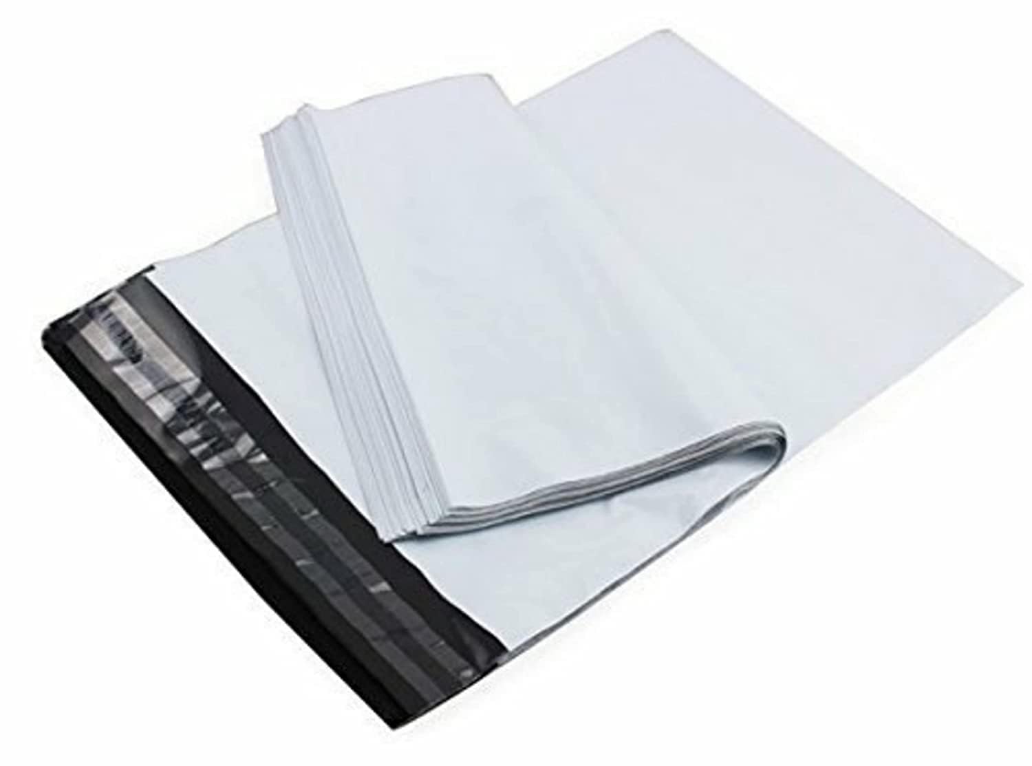 Secure Plain Temper Proof Plastic Polybags for E-Commerce Shipments (Pack of 100) (10x14 Inch) with Document Pouch (POD) Packing Material for Ecommerce Water proff Packing bag for Shipping