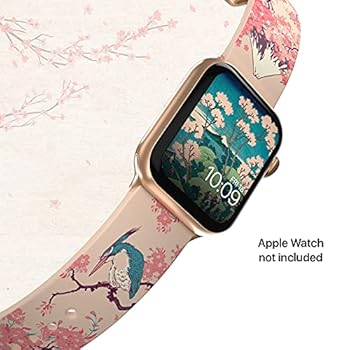 【botanical】Apple Watch バンド Chic Botanical Apple Watch Band Vegan Leather 38mm 40mm 41mm
