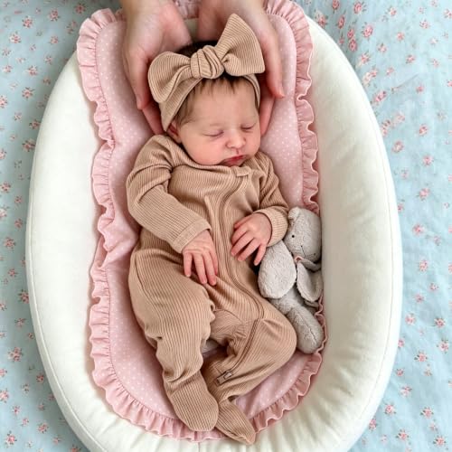 Muñeca Reborn Bebé de 19 Pulgadas Cuerpo de Tela y Vinilo miniatura 4