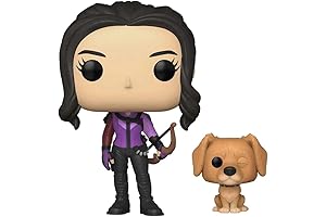 Funko Pop! Marvel: Hawkeye - Kate Bishop with Lucky Pizza Dog Vinyl Bobblehead