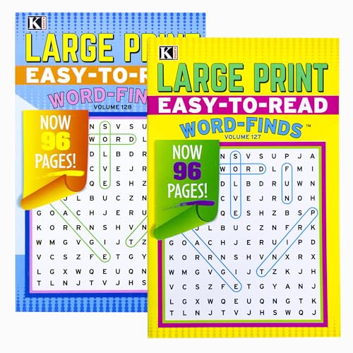 Kappa Easy to Read Word Finds - 8