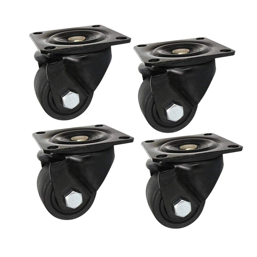 Roulettes pour chariots supportant 1000 kg lot de 4 freins nylon
