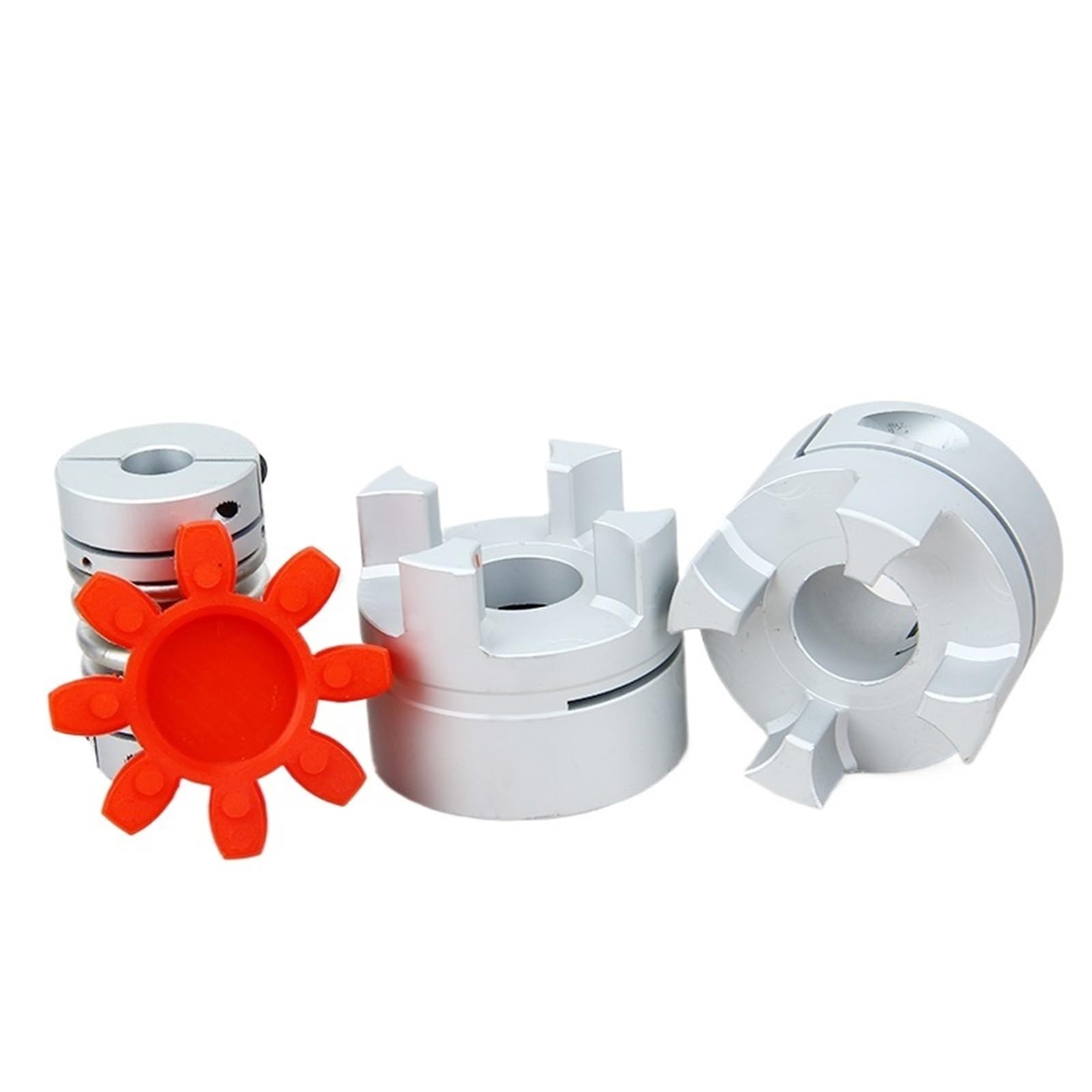 Acoplador GS24 GR D55L78 de aluminio ciruela, conector de motor de acoplamiento de eje flexible, 55 mm, 78 mm, CNC, 1 unidad(16x28)