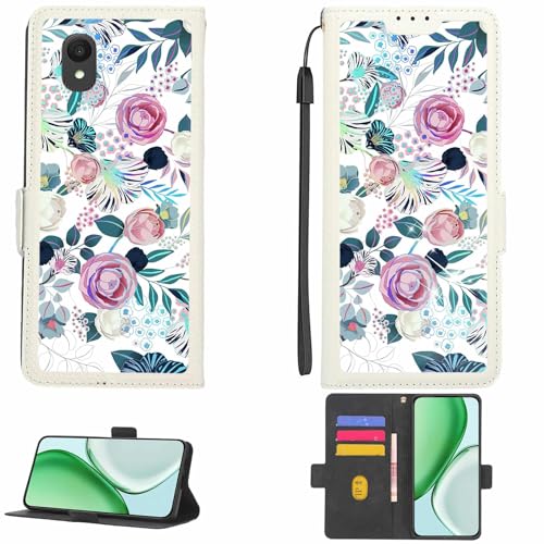 Kinetijy Coque Compatible pour Qilive Smartphone Q1-22 5 Pouces Coque Étui Housse Case Support [avec Film Protecteur HD d'une dureté de 9H] [Blocage...
