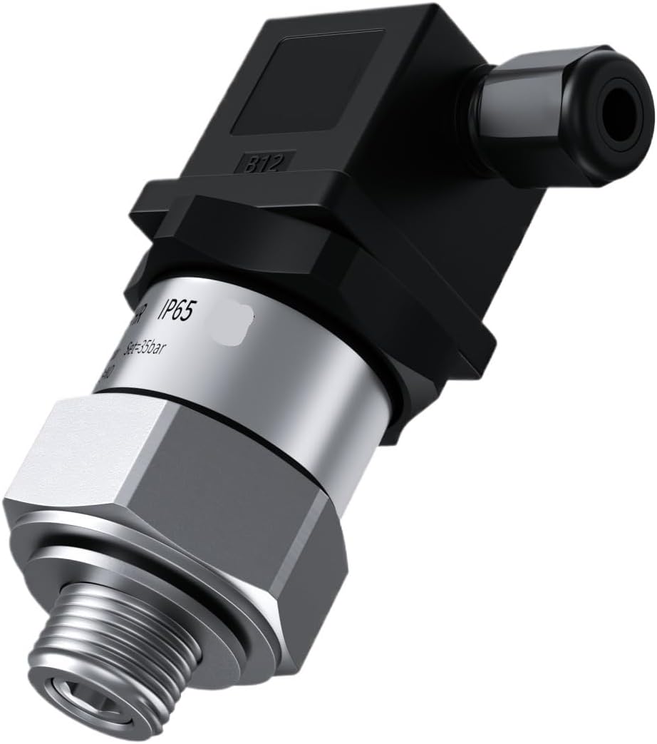 0-100bar 0-200bar 0-250bar Stainless Steel Piston Pressure Controller Water Pump Air Oil Hydraulic Pressure Switches(M20-1.5 thread,0.1-5bar)