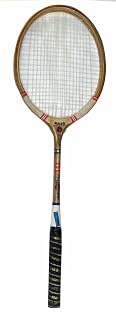 Ball Badminton Wooden Racket Raja Special
