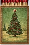 Œuvre d'art vintage des fêtes : superbe illustration d'arbre de Noël avec des paysages enneigés et des tons rouges et verts riches. Allumettes de sécurité extra longues : faciles à frapper, portée plus sûre pour les bougies, les cheminées et les grills. Emballage cadeau parfait : c'est un excellent cadeau de Noël, cadeau d'hôtesse ou décoration améliorée. Décoration d'intérieur élégante : assez beau pour être exposé tout au long de la saison. Matériaux respectueux de l'environnement : boîte d'allumettes en papier avec allumettes en bois provenant de sources responsables. Construction de haute qualité – Surface lisse et boîte robuste pour un usage quotidien.