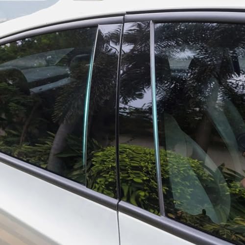 Embellecedor de pilar de ventana efecto espejo para Toyota Corolla 2009-2013 5