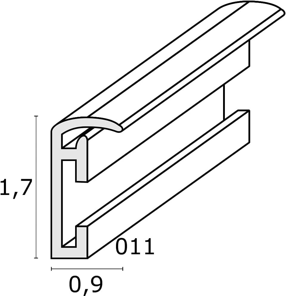 Resin Photo Frame Gold, Gold, 30 x 40 cm