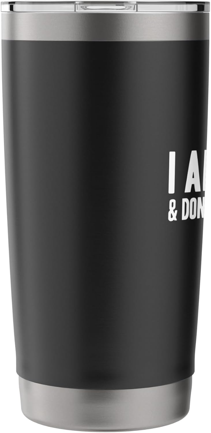 I AM SERIOUS - & Don’t call me Shirley Stainless Steel Insulated Tumbler