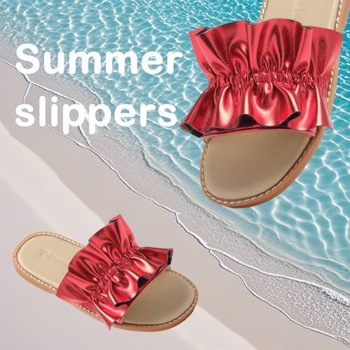 Image of THEE BRON Girls Cute Slip-On Slippers Stylish Sandals for Toddlers & Kids