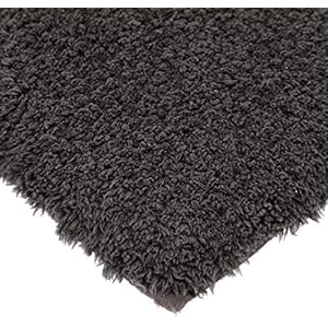 Amazon Brand - Solimo Premium Anti Slip Microfibre Bathmat - 80cm x 50cm, Steel Grey