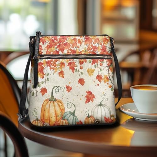 HUGS IDEA Crossbody Bag for Women Leather Handbag Sling Bag Large Hobo Bag Cell Phone Bag3