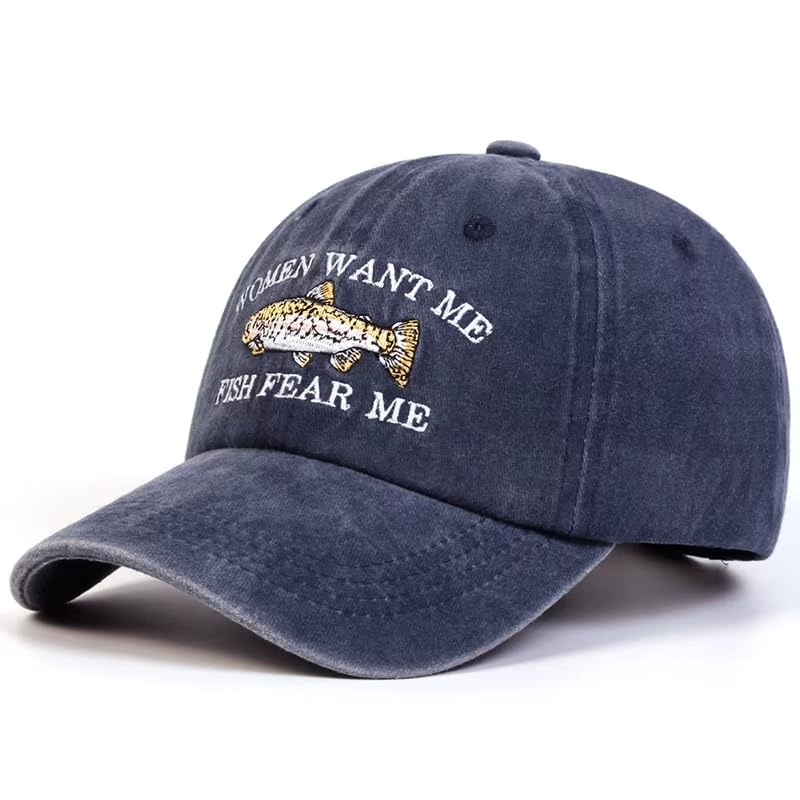 women want me fish fear me hat
