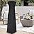 WONEWTH Patio Heater Covers with Zipper and Storage Bag, Outdoor Waterproof Dustproof Heater Cover (89"H x 33"D x 19"B)