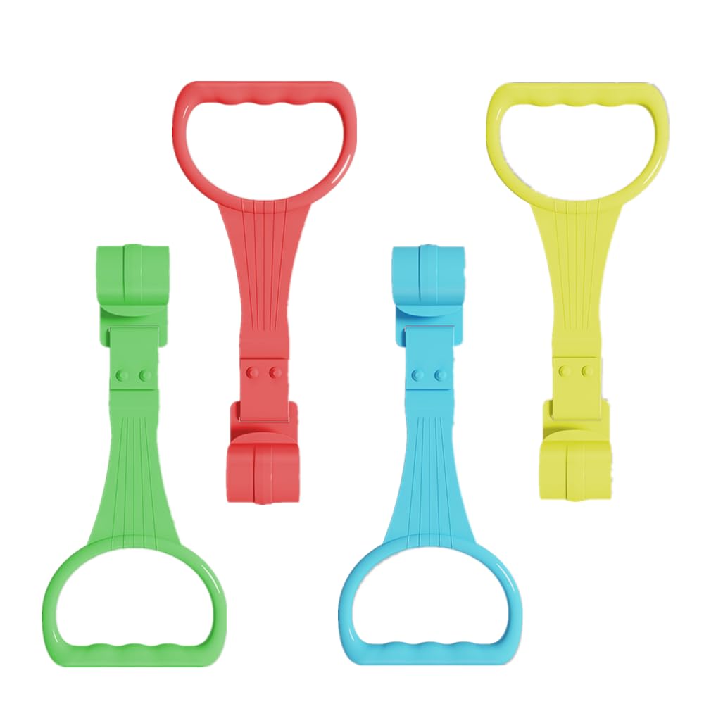 TDGBIH 4 PCS Baby Pull Up Rings Robust Baby Pull Rings Crib Pull Rings Playpen Pull Up Rings Kids Walking Training Tool for Baby Kids