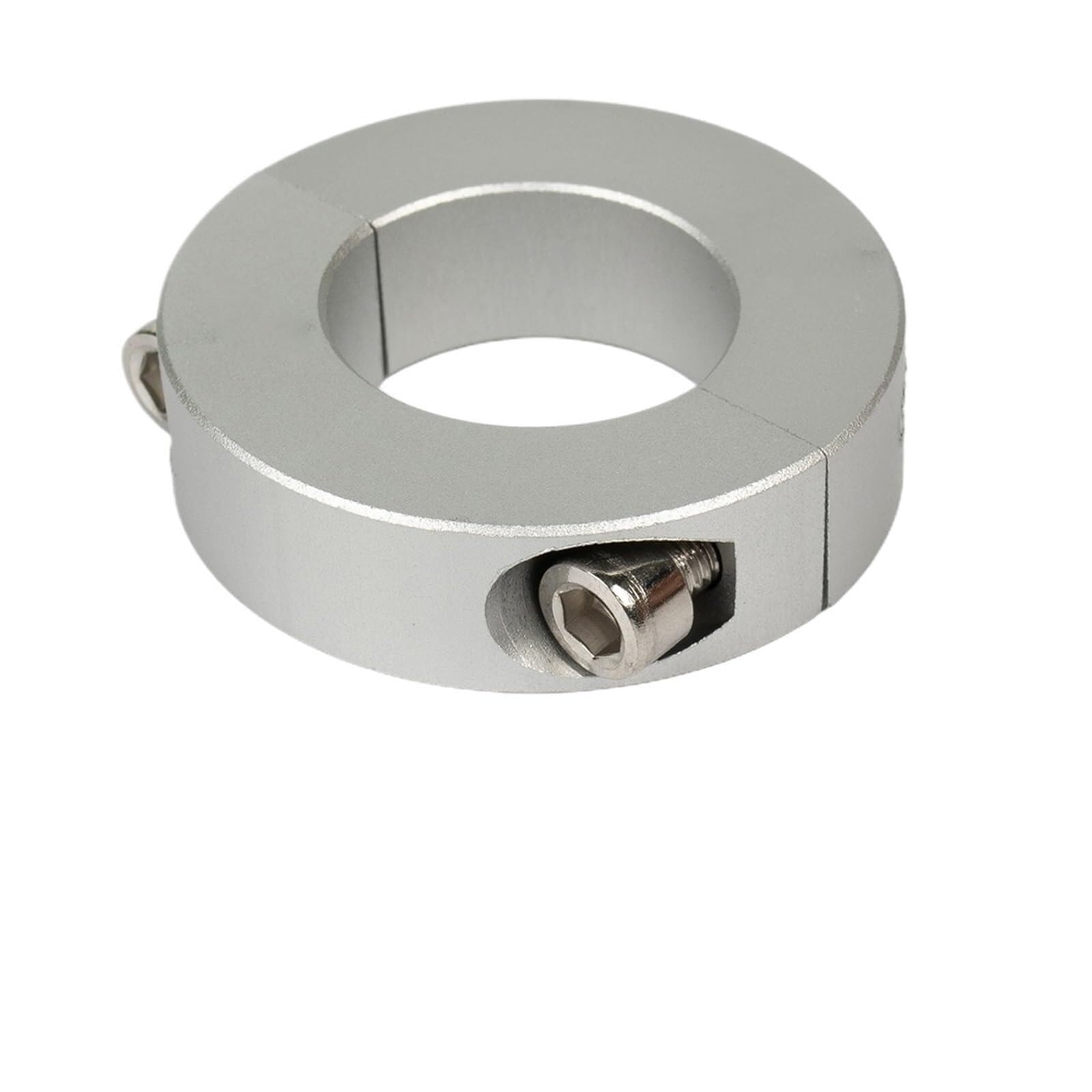 Bague d'arrêt pour arbre de rail linéaire, Bride fixe de collier d'arbre fendu double d'anneaux fixes d'alliage d'aluminium for des machines(25mm)