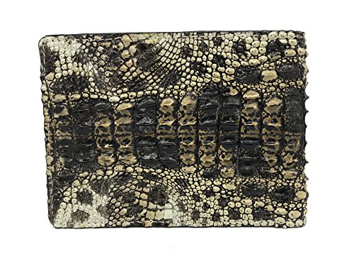 Unique Genuine Crocodile Alligator Skin Leather Man Bifold Wallet2