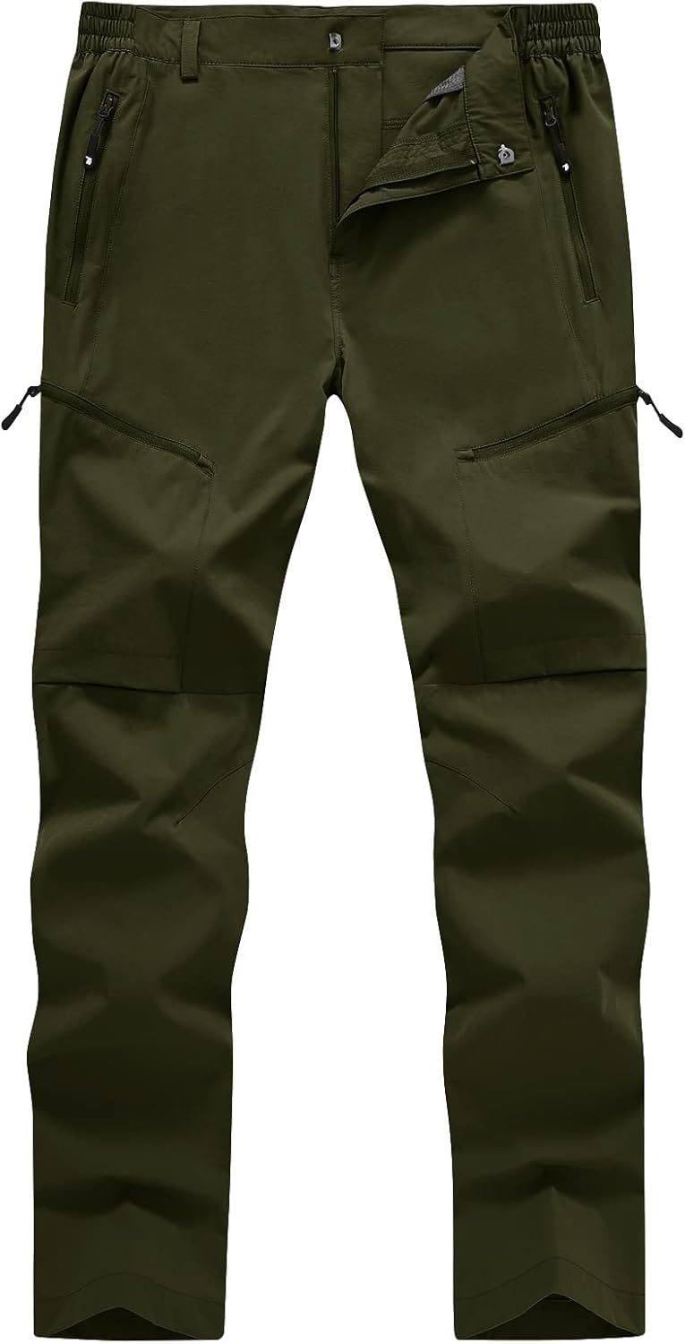 donhobo Wandelbroek voor heren, lichte Quick Dry, 3 zakken