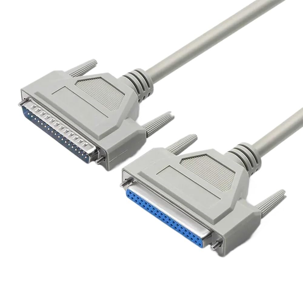CEMELI DB37 Pin Male to Female Serial Port Extension Data Cable Convert Cable Data Transmit Cable Conductor