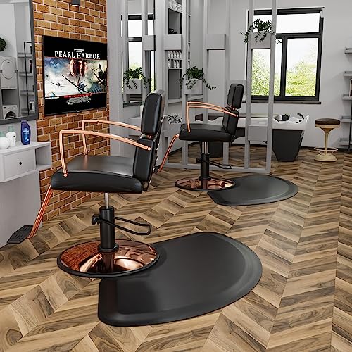 OmySalon Salon Floor Mat Anti Fatigue Thick Barber Chair Mats, Salon Mat for Hair Stylist Standing, Barbershop Beauty Spa Hairdressing Shampoo Equipment - Image 4