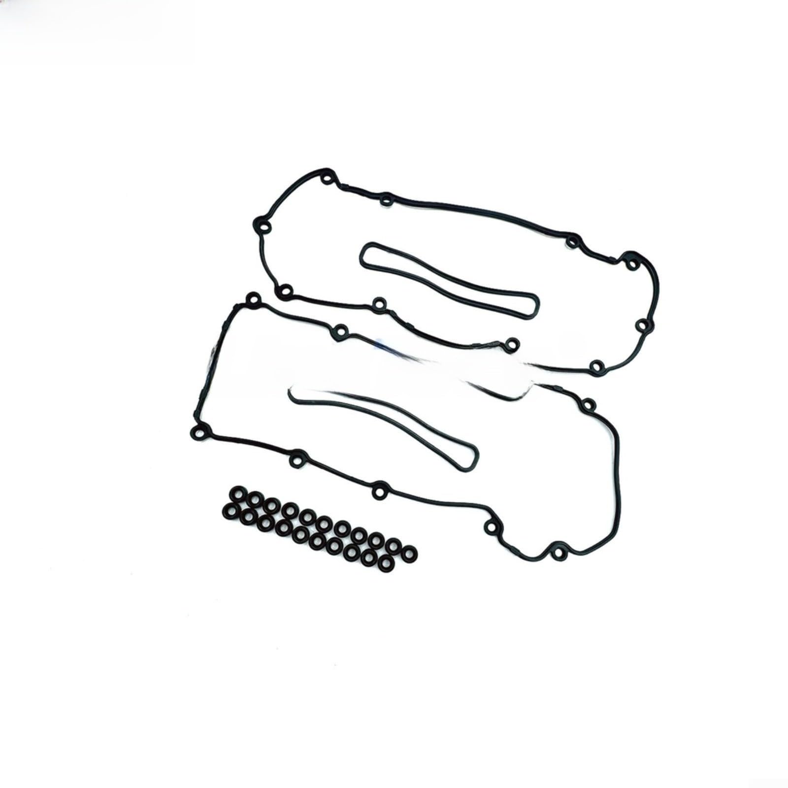 Set di guarnizioni coprivalvole per Jaguar X-Type 25L 30L DOHC Engine 2002-2007 Kit di tenuta nero per prevenire perdite di olio, parti di ricambio per riparazione auto, 1 pezzo