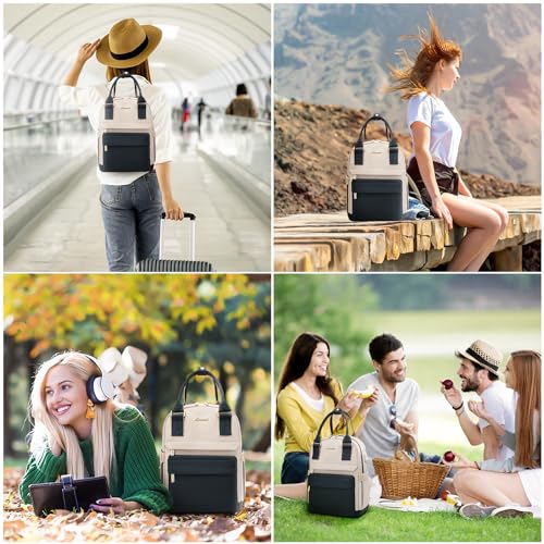 Image of LOVEVOOK Mini Backpack for Women Stylish Waterproof Backpack Purse with USB Port, Cute Daypack for College Travel Party