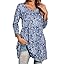 A5-blue Floral