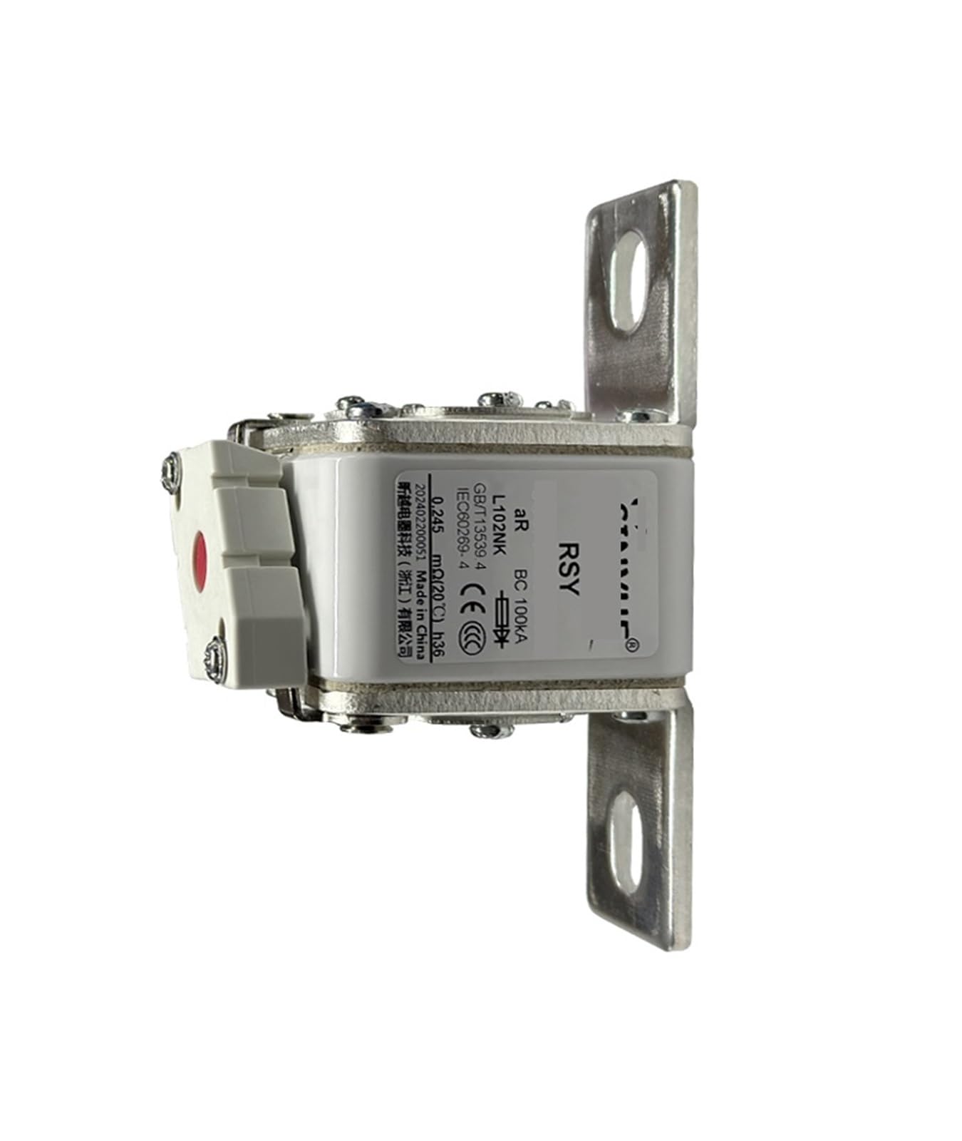 Fusible rapide DC 750V 1000V 500A L102 pour onduleur et batterie