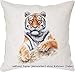 Luca-S Tiger – Juego de punto de cruz, diseño de cojín por 16 3/4 x 16 3/4 "sobre 25 Count evenweav