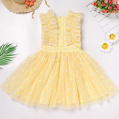 Newborn Baby Girl Birthday Outfit Sleeveless Rainbow Sequin Tutu Tulle Dress4