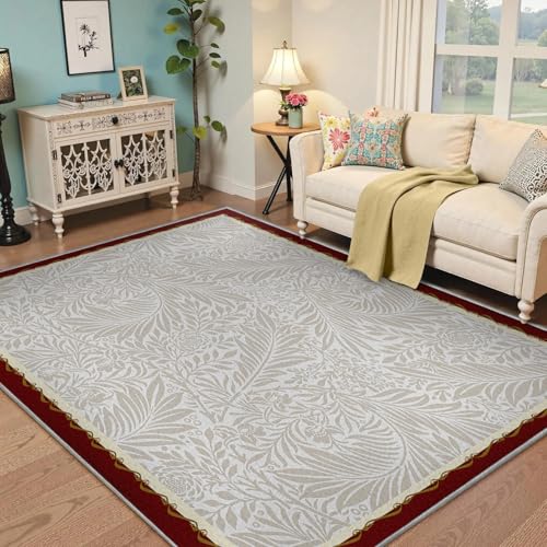 Tapis doux à poil bas 80x150cm style floral authentique - 3