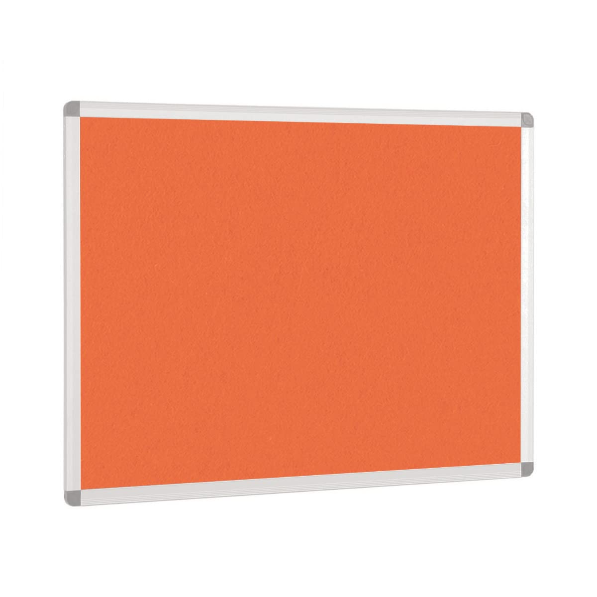 Aluminium Framed Notice Boards - Accent Colours - 1800mm x 1200mm - Orange