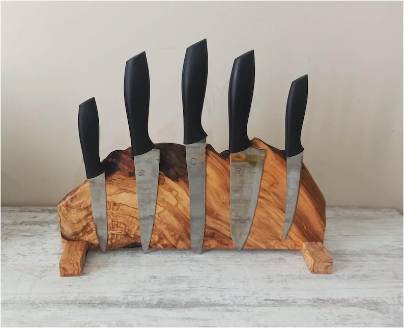 Knife Rack Stand, Knife Holder, Knife Bar, Storage For Wall, Knife Rack
