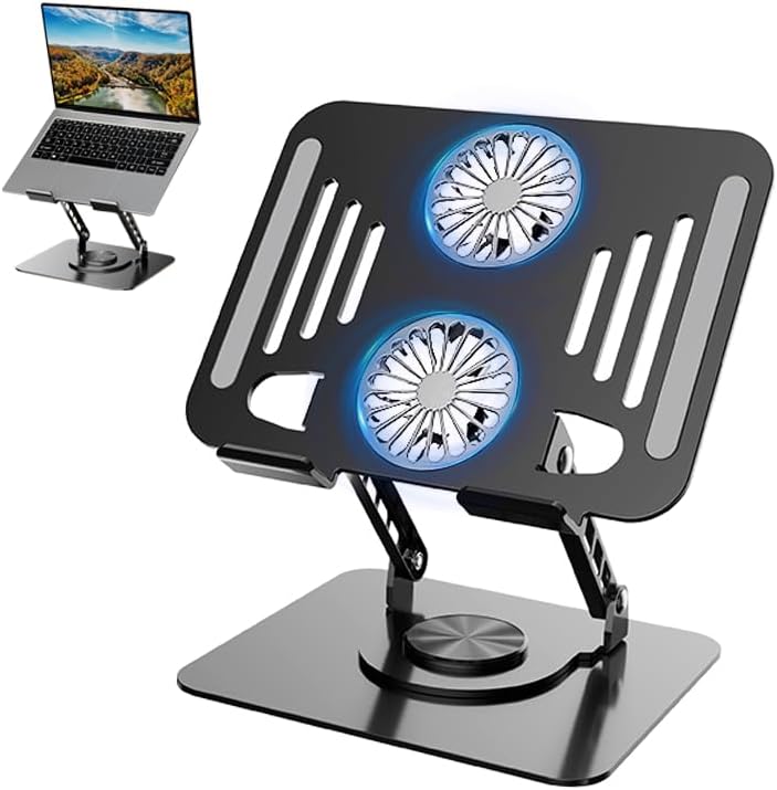 Laptop Cooling Stand with Fan and...