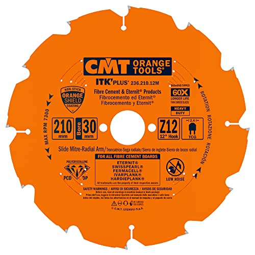 Contractor ITK-PLUS Diamond Blades for Fiber Cement Products