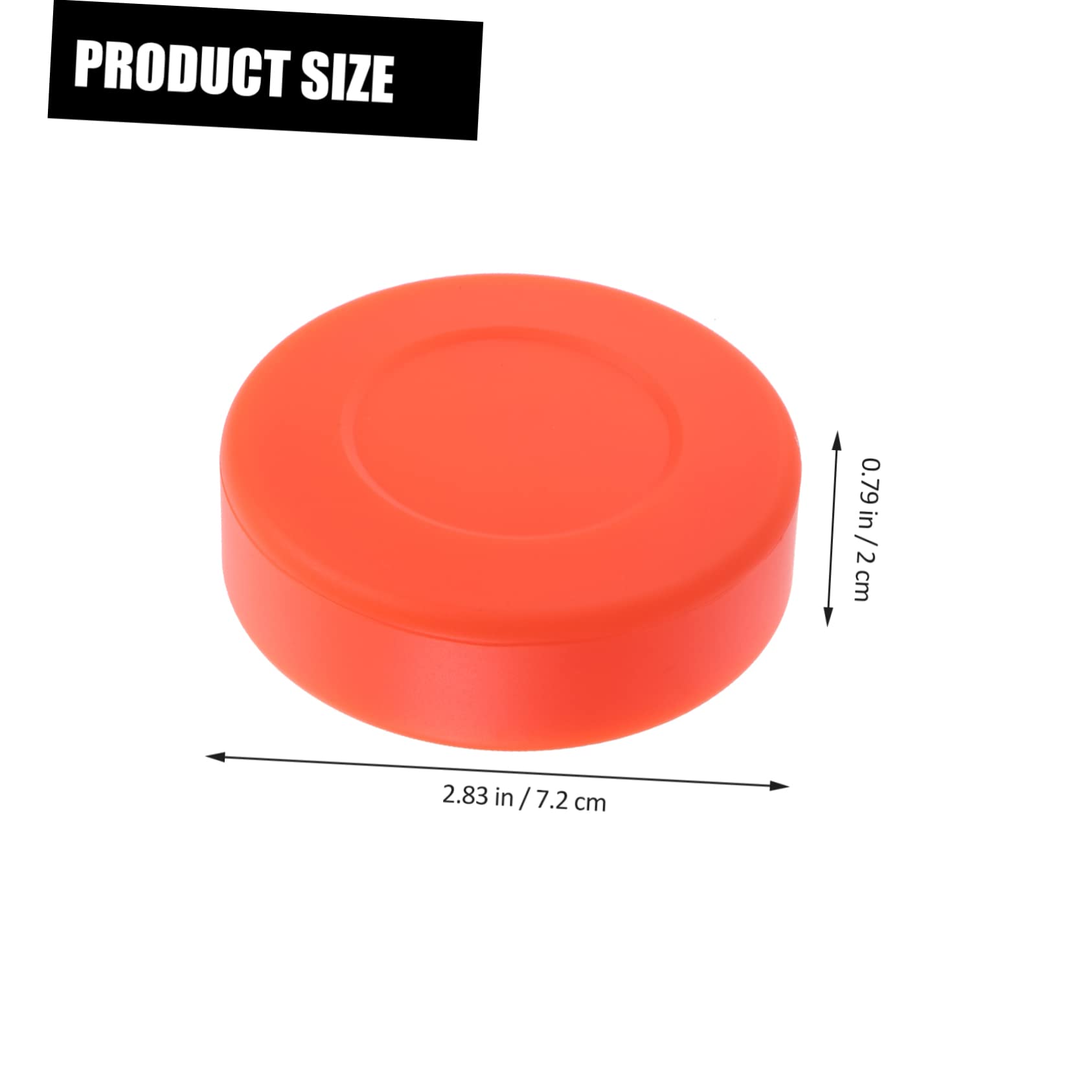 OSOLADY PVC Ice Hockey Pucks 4 Pack for Training Competition Flat Surface for Play