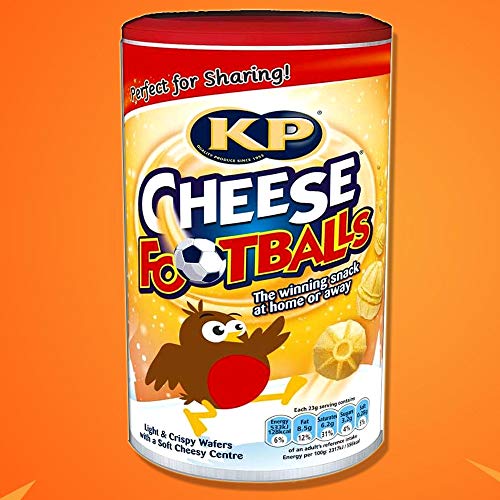 KP Snacks Cheese Footballs Caddy 142g