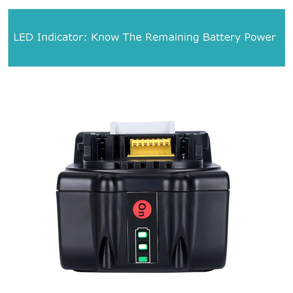 Abeden Ersatz für Makita Akku 18v 5Ah, 90Wh BL1850B Li-Ion Ersatzakku