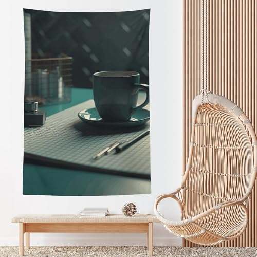 Tapisserie murale pour cacher un mur blanc déco originale chambre et studio étudiant