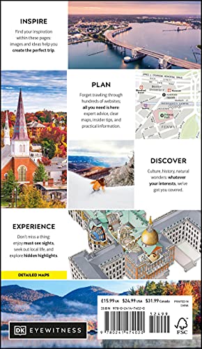 Dk Eyewitness New England (Travel Guide) #TOP1