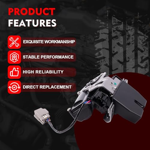 Image of GJ5Z-7443150 Liftgate Hatch Lock Latch Actuator Compatible with Ford Escape 2017 2018 2019 1.5L 2.0L 2.5L L4, Tailgate Rear Trunk Latch Lock Replace GJ5Z7443150，GJ5Z-7443150-B