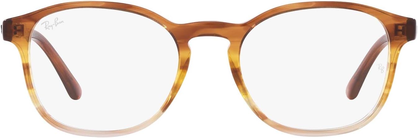 unisex-adult Rx5417f Low Bridge Fit Round Prescription Eyewear Frames