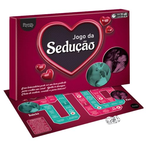 Jogo Da Sedução Tabuleiro Diversão Jogo de Casal